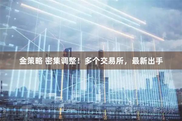 金策略 密集调整！多个交易所，最新出手